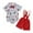 Grey, variant on Xuewenshw Boys Girls Independence Day Short Sleeve Baseball Prints Romper Bodysuits Suspenders Shorts Gentleman Outfits Mutual Baby Stuff