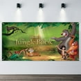 thumbnail image 2 of The Jungle Book-Theme Backdrops Banner Birthday Party Decor Supplies Personalized Party Backdrop Decoration,5x3ft（150x90cm）, 2 of 6