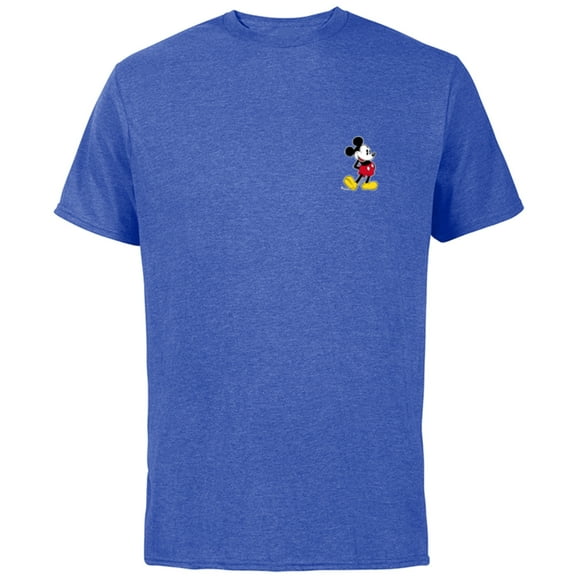 Disney Mickey Mouse Classic Small Pose - Short Sleeve Cotton T-Shirt for Adults- Customized-Royal Heather