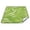 Green White Simple Shapes, variant on Outdoor Blanket For Camping Water Proof Quilted Picnic Mat 78'x78' Glittery Fairy