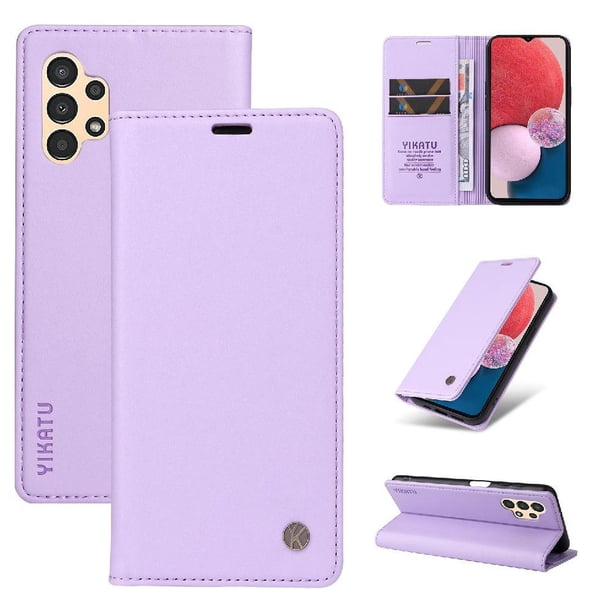 Funda para Samsung Galaxy A13 4G/5G Estuche de Cuero PU Tipo Cartera con Ranuras para Tarjetas y Cierre Magnético