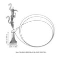 thumbnail image 2 of ETHZZLE 2Set Heavy Duty Picture Frame Hanging Wire Kit with Adjustable Silver Wire and Reliable Rail Hooks, 2 of 8