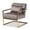 Gray, variant on Baxton Studio Mira Glam and Luxe Navy Blue Velvet Fabric Upholstered Gold Finished Metal Lounge Chair