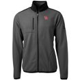 thumbnail image 2 of Men's Cutter & Buck  Gray/Black Houston Cougars Cascade Eco Sherpa Fleece Full-Zip Jacket, 2 of 3