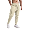 thumbnail image 3 of MXALUOB Men's Running Pants Ankle Zipper Tapered Jogger Pant Elastic Waist Athletic Trousers with Zip Pockets for Training Fitness, 3 of 7