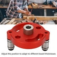 thumbnail image 3 of Neyseki Round Hole Punch Locator Set Self Adaptive Centering Woodworking Guide Puncher with Drill Bushings, 3 of 7