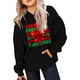 thumbnail image 5 of Sudadera con capucha para niñas y niños, sudadera de manga larga con cuello redondo y estampado de moda, jersey con bolsillo, sudadera de poliéster para niñas, 5 of 8