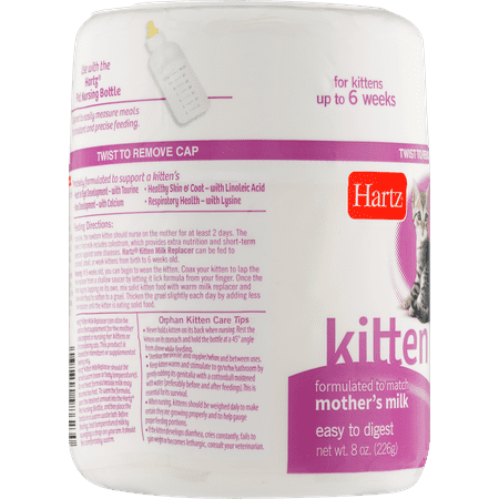 Hartz Milk Replacer for Kittens Powdered Formula