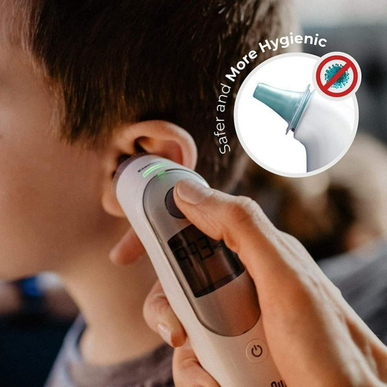 EssaUnica 200x Ear Thermometer Probe Covers Lens Filters Refill Caps for All Braun Models, BPA Free and Disposable for Braun