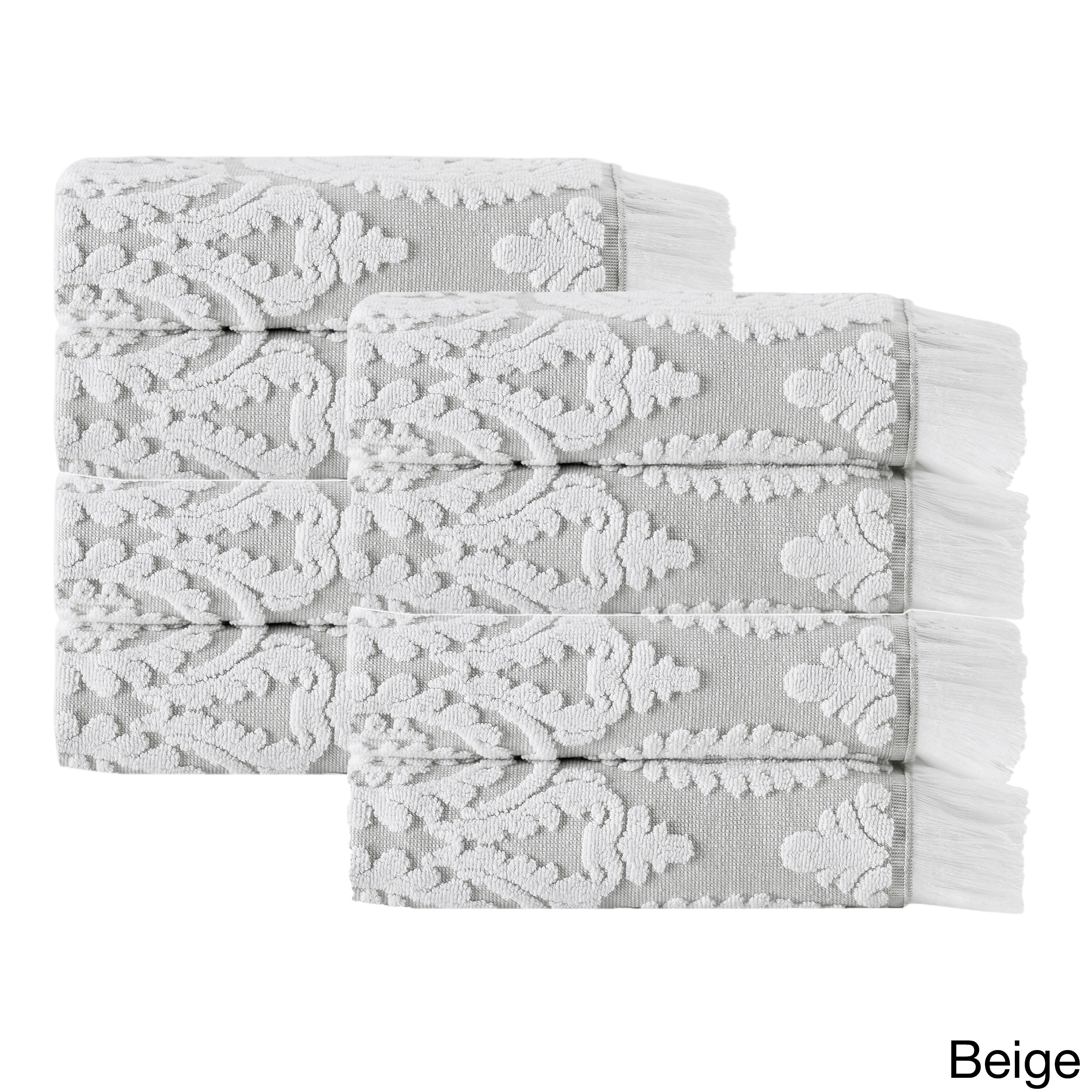 Enchante Home Laina Turkish Cotton Hand Towel (Set of 8) 16x28 inches