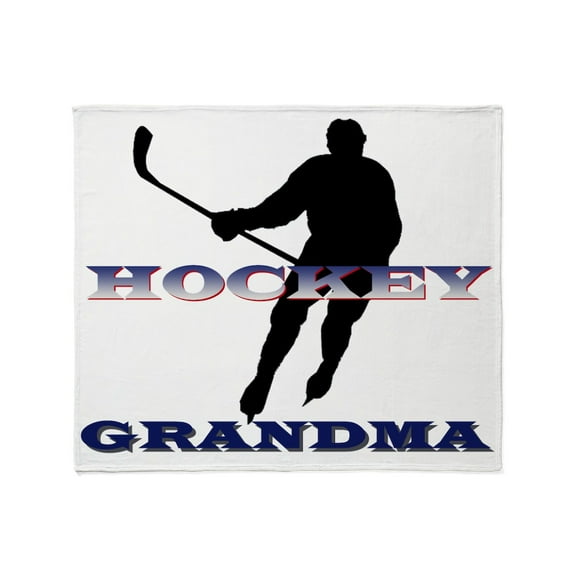 CafePress - Hockey Grandma Throw Blanket - Soft Fleece Throw Blanket, 50"x60" for All Ages