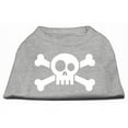 thumbnail image 1 of Skull Crossbone Screen Print Shirt Grey Xl (16), 1 of 1
