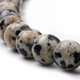 thumbnail image 3 of Natural Dalmatian Jasper Beads Strands Round 8mm Hole: 1mm about 45~48pcs/strand 15 inch, 3 of 3