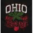 thumbnail image 2 of Ohio Stenciled Buckeye Leaf OH Cool Plus Size Crewneck Graphic Tee Shirt Brisco Brands 2X, 2 of 5