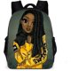thumbnail image 2 of Girls 3-in-1 Backpack Schoolbag Rucksack with Shoulder Bag Pencil Case, B-04, Backpacks, 2 of 4