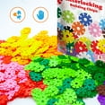 thumbnail image 5 of PicassoTiles 108PCS Pink Interlocking Disc Building Blocks Toy Set for Kids – STEM Construction & Creative Play, 5 of 8