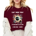 thumbnail image 1 of TSADFHJI Hauts Femmes Manches Courtes Mode Décontractée Débardeur Col Rond T-Shirts Été Manches en Dentelle T-Shirts Amples Décontractés Haut (6) TG Rouge, 1 of 4