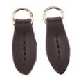 thumbnail image 2 of 2x Leaf Shape Zipper Heads Leather Zip Pendant Puller for Handbags Coffee, 2 of 8