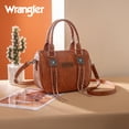 thumbnail image 6 of Wrangler Purse for Women Detachable Strap Satchel Bag Fringe Crossbody Purse Shoulder Bags, Brown, 6 of 7