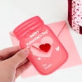 thumbnail image 2 of OULII 1 Set Classroom Valentines Cards Assorted Color Message Cards Drift Bottle Shape, 2 of 4