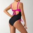 thumbnail image 2 of asddcavvf Bikini Ensembles pour Femmes Maillot de Bain Rétro Plissé avec Coussin de Poitrine, 2 of 5