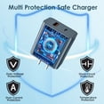 thumbnail image 6 of 3-in-2 Charging Cable Compatible with Apple Watch Ultra/SE/Series 10/9/8/7/6/5/4/3/2/1 & iPhone 16/15/14/13 & Galaxy S24 - 4FT USB-C/A PD20W Travel Charger with Power Adapter, 6 of 8