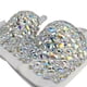 thumbnail image 4 of Corsé de diamantes de imitación brillante para mujer, sujetador de corsé para fiesta temática de danza del vientre 34B, 4 of 8