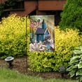thumbnail image 4 of Briarwood Lane Peaceful Birdhouse Garden Flag, 4 of 4