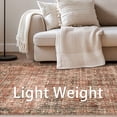 thumbnail image 5 of KUETH 9'x12' Area Rugs for Living Room, Non Slip Machine Washable Vintage Indoor Rug, Low Pile Chenille Print Rug for Bedroom Dining Room Home Office, 5 of 5