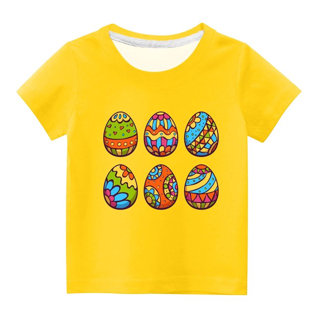 SDNall Hauts Mignons pour Femmes Tout-Petits Enfants Garçons Filles Mignon Col Rond Imprimé Manches Courtes Haut Femmes Manches Courtes Hauts,Hauts Manches Courtes pour Femmes,Cadeaux Fille Tout-Petit