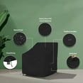 thumbnail image 2 of Covers&All Outdoor Chair Covers, Made of 12 Oz Waterproof & UV-Resistant Cover Max Fabric, Suitable for Indoors/Outdoors (33"H x 28"D x 26"W, Black), 2 of 7