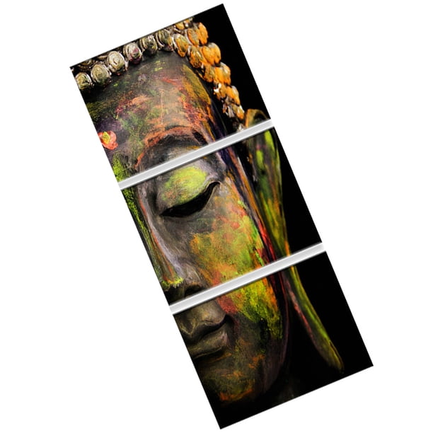 Pintura Colección BUDDHA HEAD Sunnimix Pintura al óleo de lona moderna Multicolor 30 x 40 cm