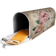thumbnail image 5 of Vintage Shabby Chic Pink Rose Floral Magnetic Mailbox Cover Standard Size 21"x 18" for Garden, 5 of 6