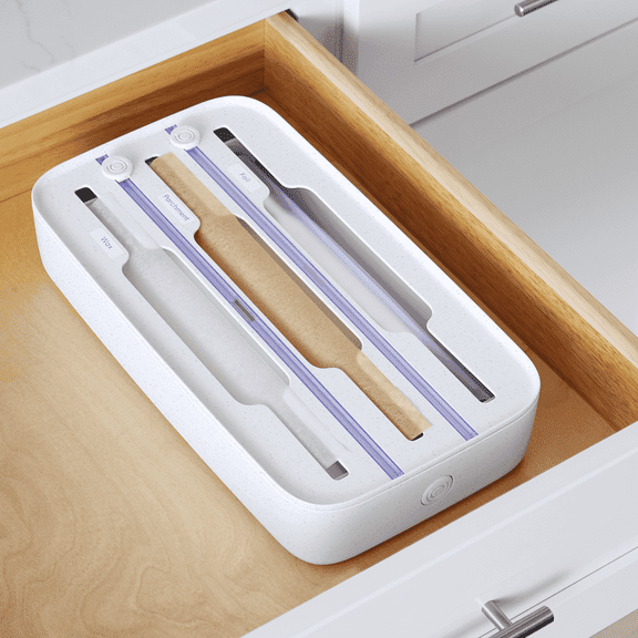 YouCopia StoraRoll Food Wrap Dispenser, 3-in-1