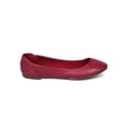 thumbnail image 2 of New Breckelles Abby-23 Women Leatherette Round Toe Quilted Ballet Flat, 2 of 5