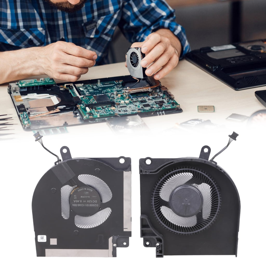 CPU GPU Fan Laptops Cooling Fan DC12V 4Pin 4wires Coolers Fan for R2 P48E Laptops Part