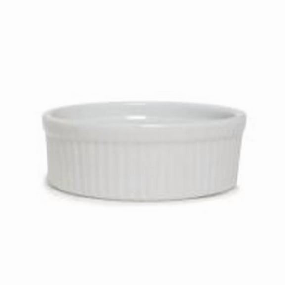 Tuxton China BPX-1002 4.5 in. Souffle 10 oz. - Porcelain White - 1 Dozen