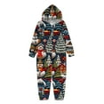 thumbnail image 6 of Penkiiy Family Christmas Onesies Matching Sets Pajamas Holiday Cute Print Pjs Hoodie Fleece Sleepwear for Couple and Kids 7 Years Multicolor, 6 of 6