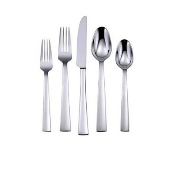 Oneida Madison Avenue 20-Piece Stainless Steel Flatware Set with Silver Handles (Service for 4)