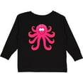 thumbnail image 3 of Inktastic Octopus Sea Creature Pink Girls Girls Long Sleeve Toddler T-Shirt, 3 of 5