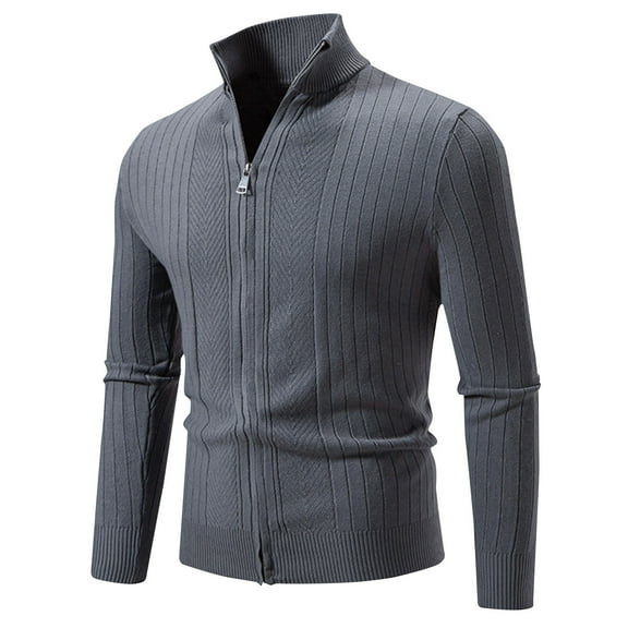Mlzmgr Sweatshirts for Men Long Sleeve Crewneck Full Zip Open Front Casual Going out Loungewear Shirts M-3XL