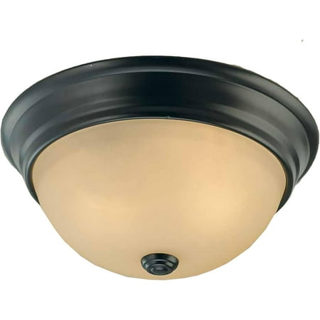 

2-Light Flush Mount Ceiling Fixture Antique