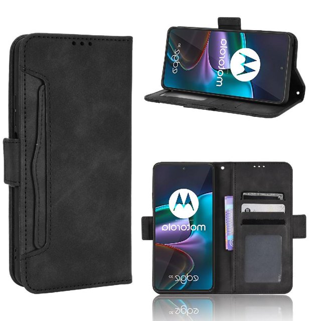 Funda Tipo Billetera GANGXUN para Motorola Edge 30 – Tapa Flip con Tarjetero
