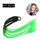 thumbnail image 1 of Zhuge 2 piezas de extensiones de cabello trenzado de colores, accesorios para extensiones de cabello trenzado con bandas de goma sintéticas para mujeres, de negro a verde fluorescente, 1 of 2