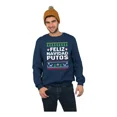 thumbnail image 1 of Sudadera Suéter Frase Feliz Navidad Putos Ugly Unisex, 1 of 2