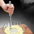 thumbnail image 4 of Apmemiss Liquidation Presse-Purée en Acier Inoxydable Broyeurs d'Aliments Outils de Cuisine Manuel Rouleau Ménager Presse-Aliments pour Enfants, 4 of 6