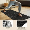 thumbnail image 4 of Black Cosmic Pattern Hot Yoga Mat Towel Non Slip for Hot Yoga - Quick-Drying Yoga Mat Cover with 4 Corner Pockets with Travel Bag - Hot Yoga Towel Non Slip Grip Moisture Wicking Sweat 70"x26", 4 of 6