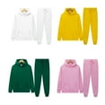 thumbnail image 1 of Men's Winter Sport Wear Tracksuit Clothes Outfits Set Long Sleeve Running Jogging Athletic Sports Set, 1 of 5
