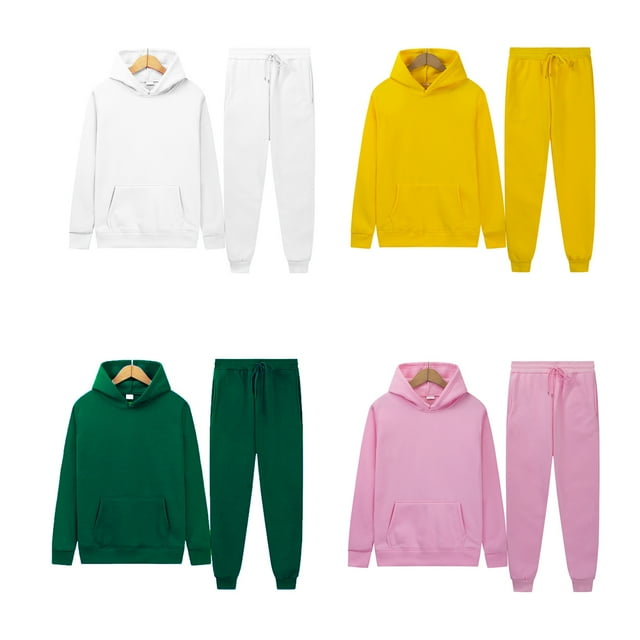 Men's Winter Sport Wear Tracksuit Clothes Outfits Set Long Sleeve Running Jogging Athletic Sports Set
