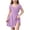 Purple, variant on Iyufng Girls Dresses Summer Casual Dress with undershorts